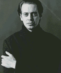 Black And White Steve Buscemi Diamond Painting