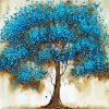 Blue Tree Diamond Painting