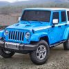 Blue Jeep Diamond Painting