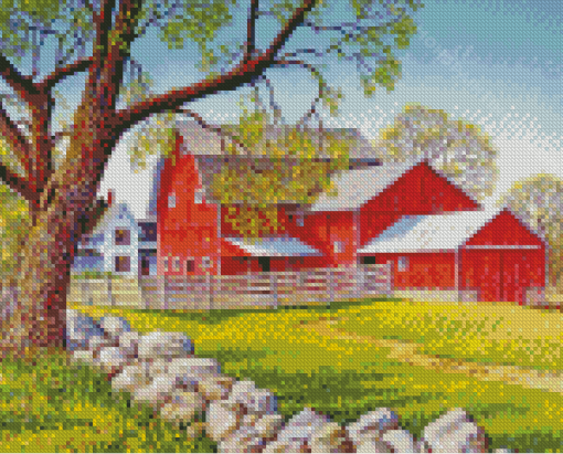 Country Spring Diamond Painting