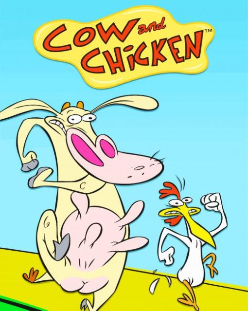 Cow And Chicken Poster Diamond Painting