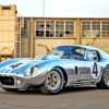 Grey Cobra Le Mans Classic Car Diamond Painting