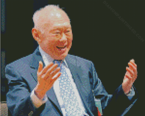 Lee Kuan Yew Diamond Painting