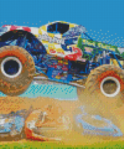 Monster Jam Truck Diamond Painting