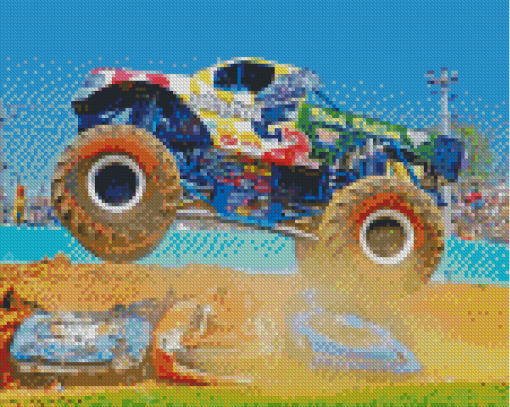 Monster Jam Truck Diamond Painting