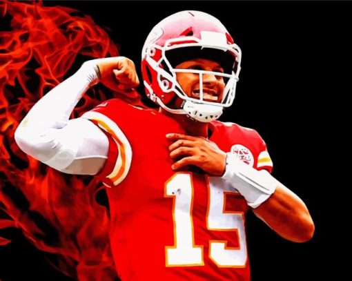 Cool Patrick Mahomes 5D Diamond Painting