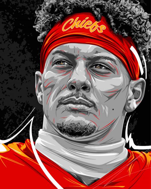 Patrick Mahomes 5D Diamond Painting