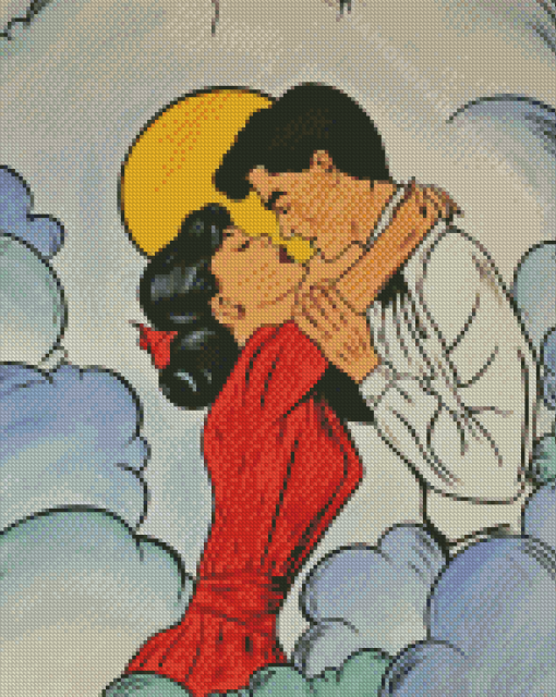 Pop Art Couple Diamond Painting