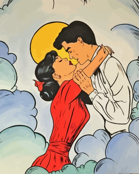 Pop Art Couple Diamond Painting