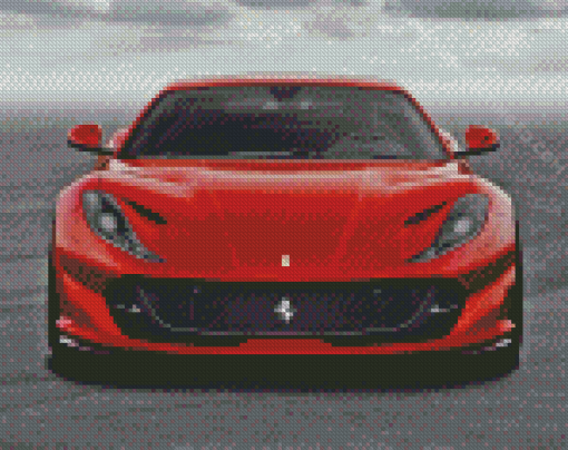 Red Ferrari F176 Diamond Painting