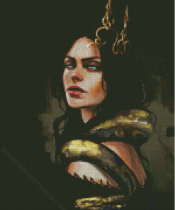 Snake Woman Diamond Painting