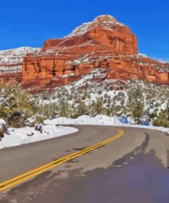 Snowy Arizona Diamond Painting