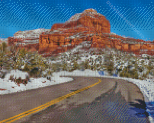 Snowy Arizona Diamond Painting