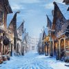 Snowy Diagon Alley Diamond Painting