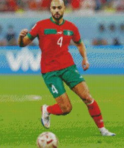 Sofyan Amrabat Diamond Painting