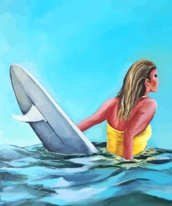 Surfer Girl Diamond Painting