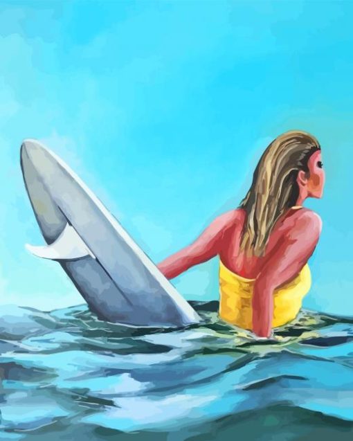 Surfer Girl Diamond Painting