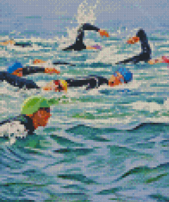 Swimming In Sea Diamond Painting