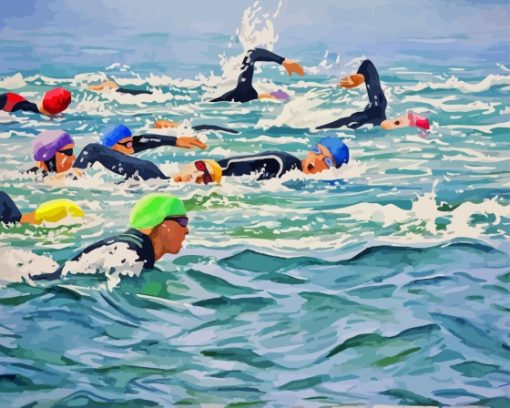 Swimming In Sea Diamond Painting