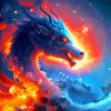 The Fire And Ice Dragon Diamond Painting