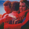 Three Spidermen Hugging Diamond Painting