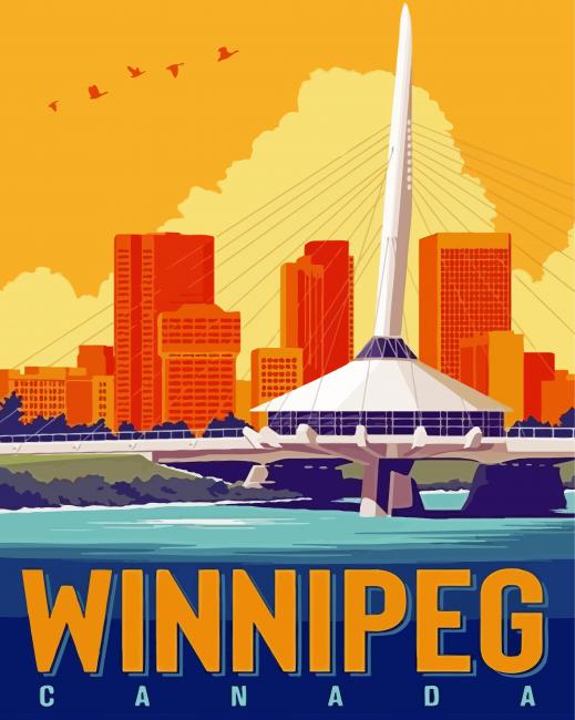 Winnipeg Poster Diamond Painting