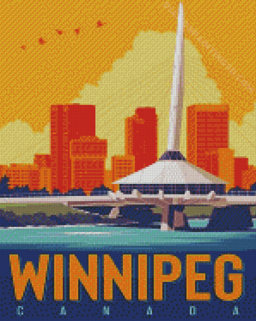 Winnipeg Poster Diamond Painting