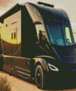 Black Motorhome Diamond Painting