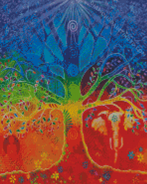 Colorful Chakra Tree Diamond Painting