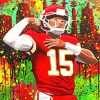 Colorful Patrick Mahomes 5D Diamond Painting