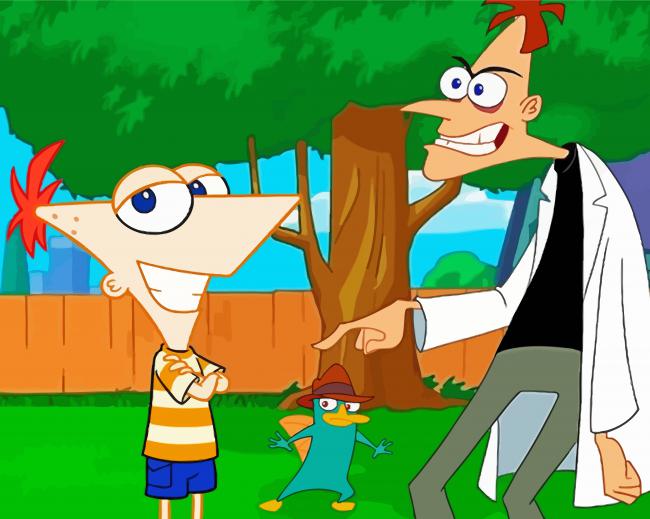 Phineas And Ferb Diamond Painting