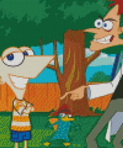 Phineas And Ferb Diamond Painting