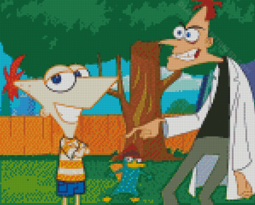 Phineas And Ferb Diamond Painting