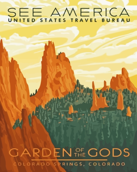 Garden Of Gods Poster Diamond Painting