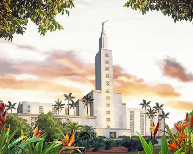 Los Angeles Temple Diamond Painting