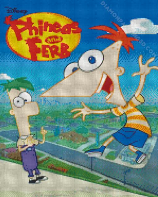 Phineas And Ferb Disney Diamond Painting