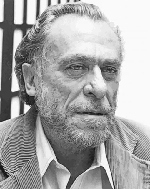 Poet Charles Bukowski Diamond Painting