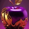 Purple Golden Apple Diamond Painting