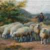 Sheep Farmer Diamond Painting