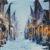 Snowy Diagon Alley Diamond Painting