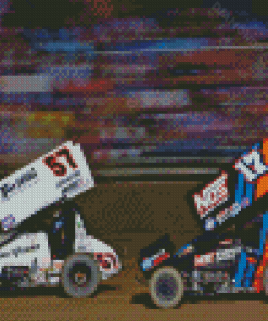 Sprint Racing Car Diamond Painting