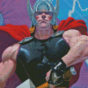 Thor God Of Thunder Cartoon Diamond Painting