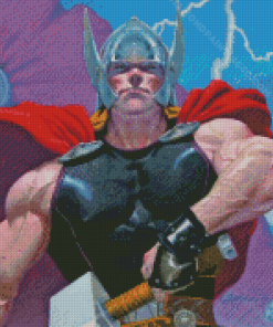 Thor God Of Thunder Cartoon Diamond Painting