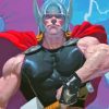 Thor God Of Thunder Cartoon Diamond Painting