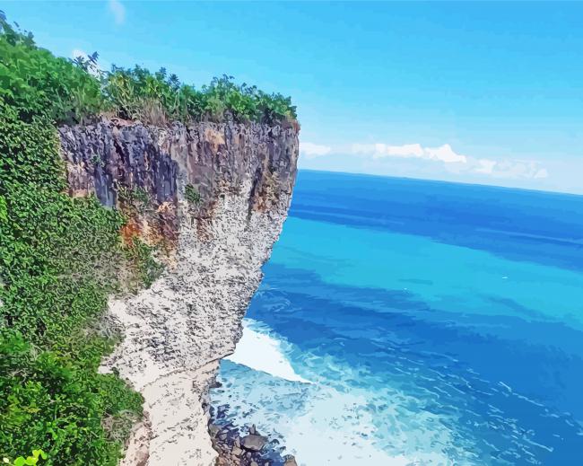 Bali Cliff Diamond Paintings