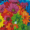 Colorful Daisy Flowers Diamond Painting