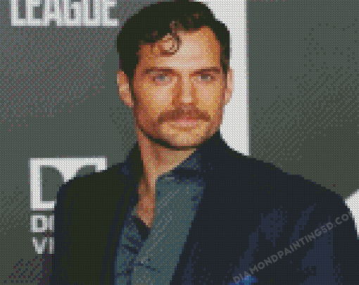 Henry Cavill Diamond Painting