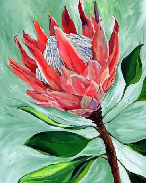 King Protea Diamond Painting