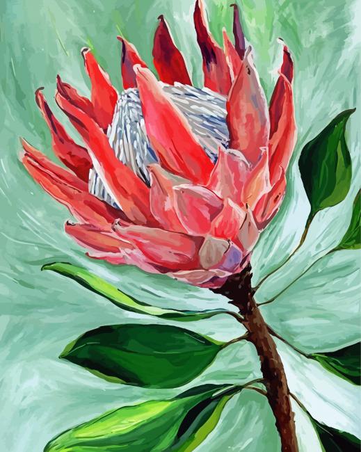 King Protea Diamond Painting