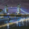 London In The Rain At Night Diamond Painting